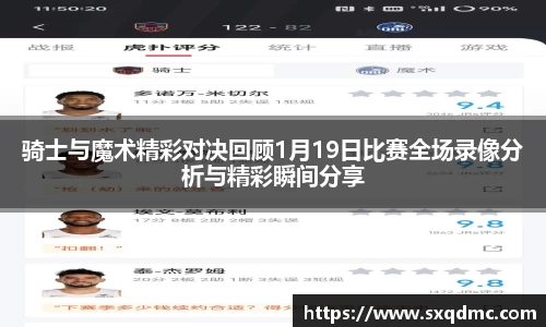 骑士与魔术精彩对决回顾1月19日比赛全场录像分析与精彩瞬间分享